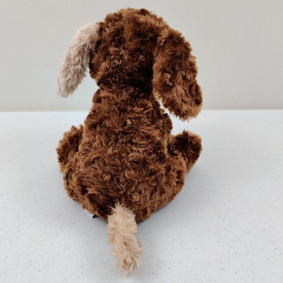Chelsea Teddy Bear Co. Dog Puppy Luke Plush Brown Stuffed Animal Plush Toy - Picture 3 of 9